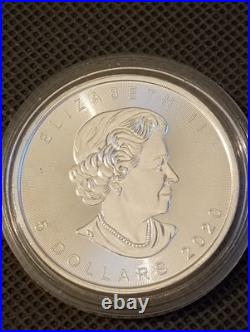 Royal Canadian Mint 2020 Silver Maple Leaf Bullion Coin 1oz