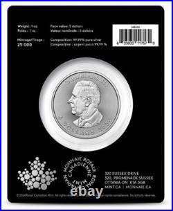 Royal Canadian Mint 2025 1 oz Pure Silver Maple Leaf Coin