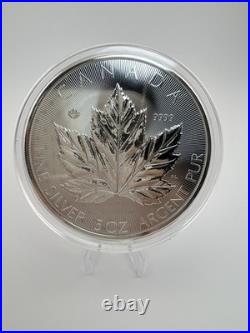 Royal Canadian Mint RCM 5oz. 9999 Silver 2026 $25 Grand Maple Charles III Coin
