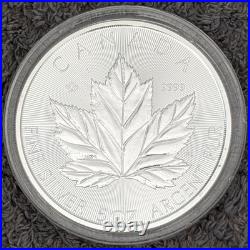 Royal Canadian Mint RCM 5oz. 9999 Silver 2026 $25 Grand Maple Charles III Coin