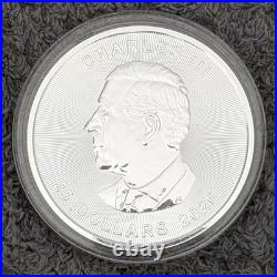 Royal Canadian Mint RCM 5oz. 9999 Silver 2026 $25 Grand Maple Charles III Coin