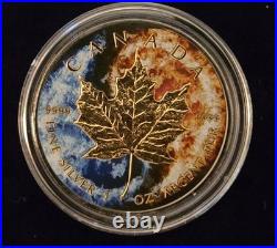 SIGMA TESTED 500 WW 1oz 999 Silver 2015 Canadian Yin Yang Maple