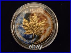SIGMA TESTED 500 WW 1oz 999 Silver 2015 Canadian Yin Yang Maple