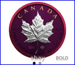 Space Metals II 2021 Canada Maple Leaf 1oz 9999 Silver Coin