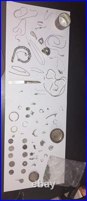 Sterling Silver Collection Bundle + 1oz Canadian Maple Leaf. 9999 Fine Silver