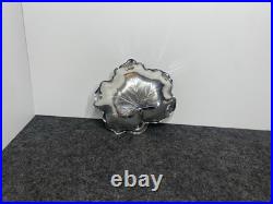 Sterling Silver Reed & Barton Maple Leaf Dish 80g Candy Nut Jewelry Trinkets