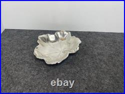 Sterling Silver Reed & Barton Maple Leaf Dish 80g Candy Nut Jewelry Trinkets