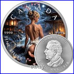 Thermal Relaxing 3 Edition 2026 $5 1 oz Silver Maple Leaf Coloured Coin