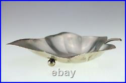 Tiffany & Co Makers Sterling Silver Maple Leaf Dish #23159, 5.75 Long