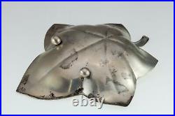 Tiffany & Co Makers Sterling Silver Maple Leaf Dish #23159, 5.75 Long