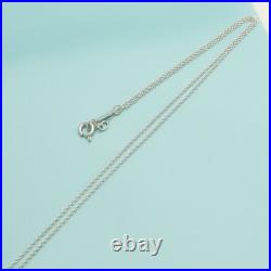 Tiffany & Co. Maple Leaf Necklace Pendant 16.5 Sterling Silver 925