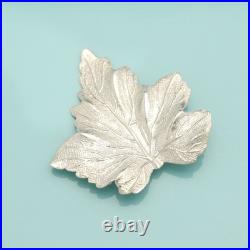 Tiffany & Co. Maple Leaf Pin Brooch Sterling Silver 925