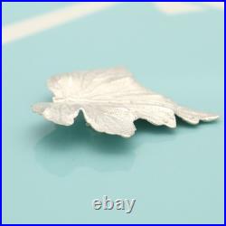 Tiffany & Co. Maple Leaf Pin Brooch Sterling Silver 925