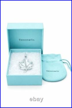 Tiffany & Co. Silver Maple Leaf Charm