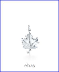 Tiffany & Co. Silver Maple Leaf Charm