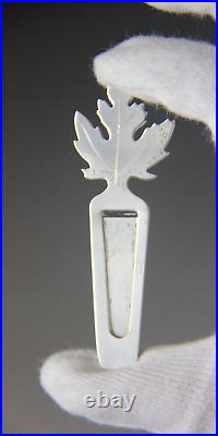 Tiffany & Co. Sterling Silver Maple Leaf Bookmark/Page Clip