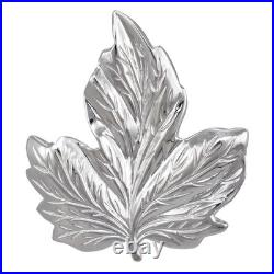 Tiffany Sterling Silver Maple Leaf Brooch 925 S Silver Jewelry 37x32mm