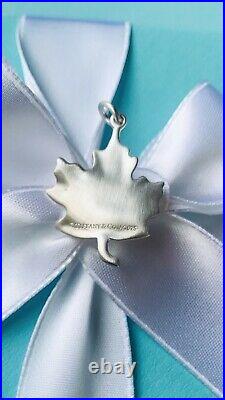 Tiffany and Co Sterling Silver Maple Leaf Charm