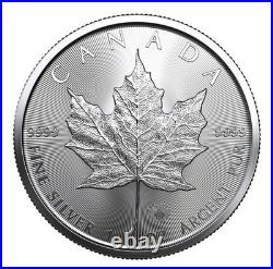 Treasured Maple Leaf Effigies 3-Coin Set Premium Bullion 3x 1Oz 99.99% Silver