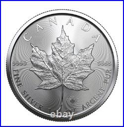 Treasured Maple Leaf Effigies 3-Coin Set Premium Bullion 3x 1Oz 99.99% Silver