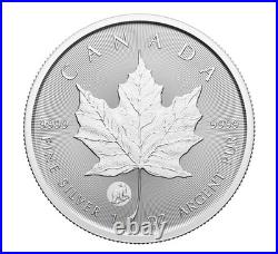 Treasured Maple Leaf Effigies 3-Coin Set Premium Bullion 3x 1Oz 99.99% Silver