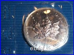 Up To 30 Sealed 1988 Canadian Maple Leaf 1 Oz. 999 Silver Bullion 5 Dollar Coins