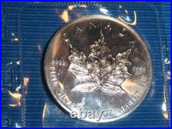 Up To 30 Sealed 1988 Canadian Maple Leaf 1 Oz. 999 Silver Bullion 5 Dollar Coins