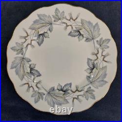 Vintage Bone China Royal Albert Silver Maple Tea Set Teacups Saucers Plates