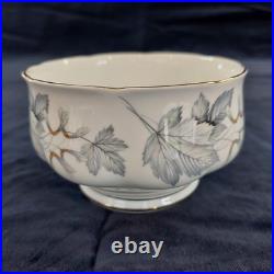 Vintage Bone China Royal Albert Silver Maple Tea Set Teacups Saucers Plates