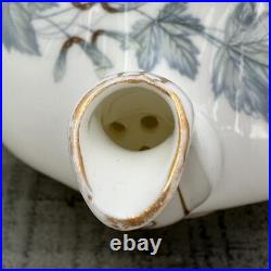 Vintage Royal Albert Silver Maple Leaf Bone China Small Tea Pot Teapot 250ml