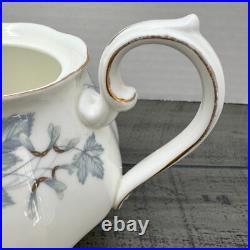 Vintage Royal Albert Silver Maple Leaf Bone China Small Tea Pot Teapot 250ml