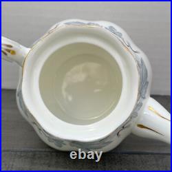 Vintage Royal Albert Silver Maple Leaf Bone China Small Tea Pot Teapot 250ml