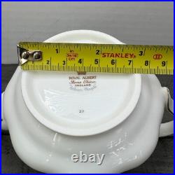 Vintage Royal Albert Silver Maple Leaf Bone China Small Tea Pot Teapot 250ml