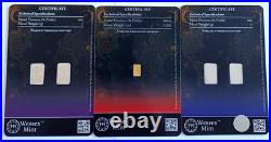 Wessex Mint Maple Leaf 1x 200oz Gold Bar & 2x1g Eagle & G&D Silver Bars RRP £140