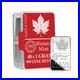 Wessex Mint Silver Savers Maple Leaf 1g Solid Silver Bullion Bars Box of 48