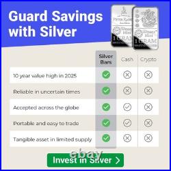 Wessex Mint Silver Savers Maple Leaf 1g Solid Silver Bullion Bars Box of 48