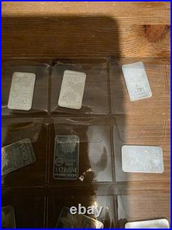 X24 Wessex Mint Silver Bullion. 999 Canadian Maple Leaf 1g this is for 24 bars